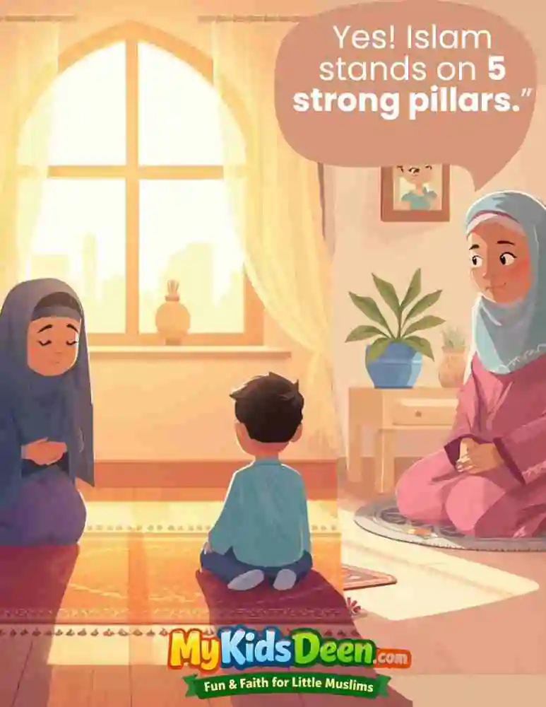 Five Pillars of Islam for Kids – Free Islamic Learning PDF for Muslim Children (Beginner Guide) in English - Image 4